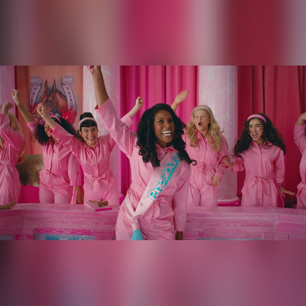 Adult Pink Power Jumpsuit - Picture 2 of 5